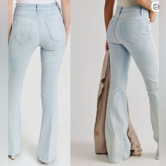 MOTHER The Super Cruiser Double Heel Flare Jeans In Sexico Mexico Size 29 - Picture 2 of 14